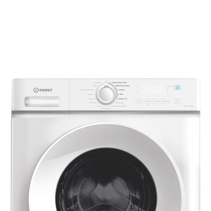 Indesit IMA 864 MY TIME IT 8kg, classe A, White, 1400 giri, Display Digitale