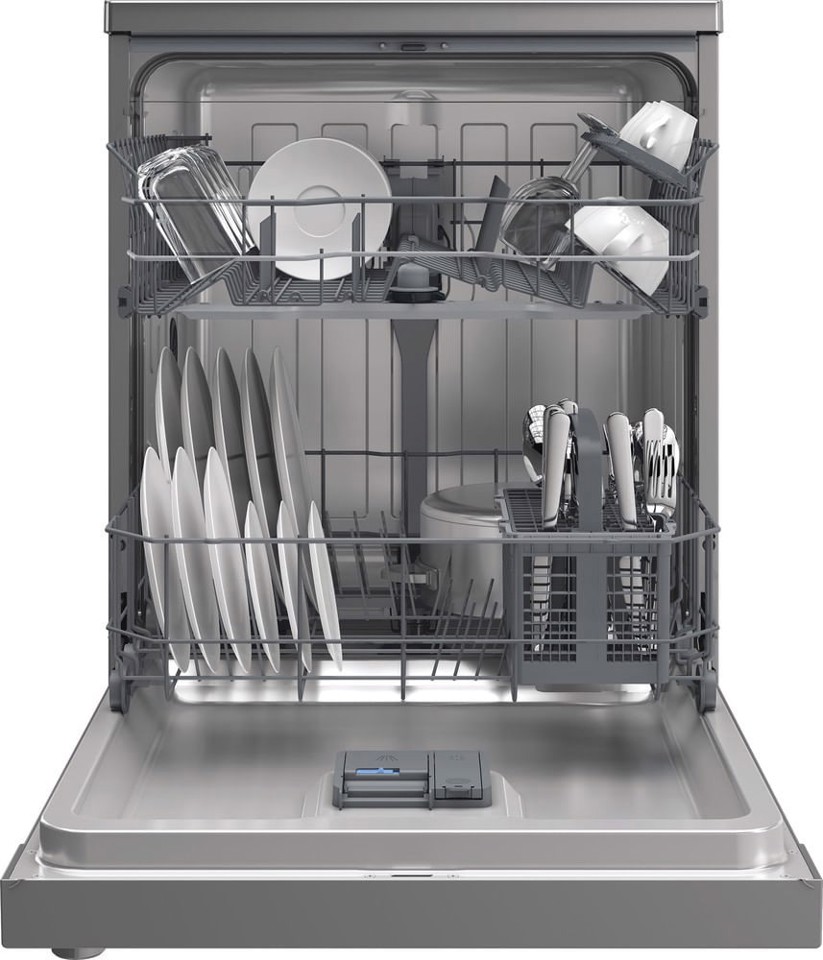 Indesit IN2FE13DT9S, lavastoviglie 60cm, Classe E, 13 coperti, Silver