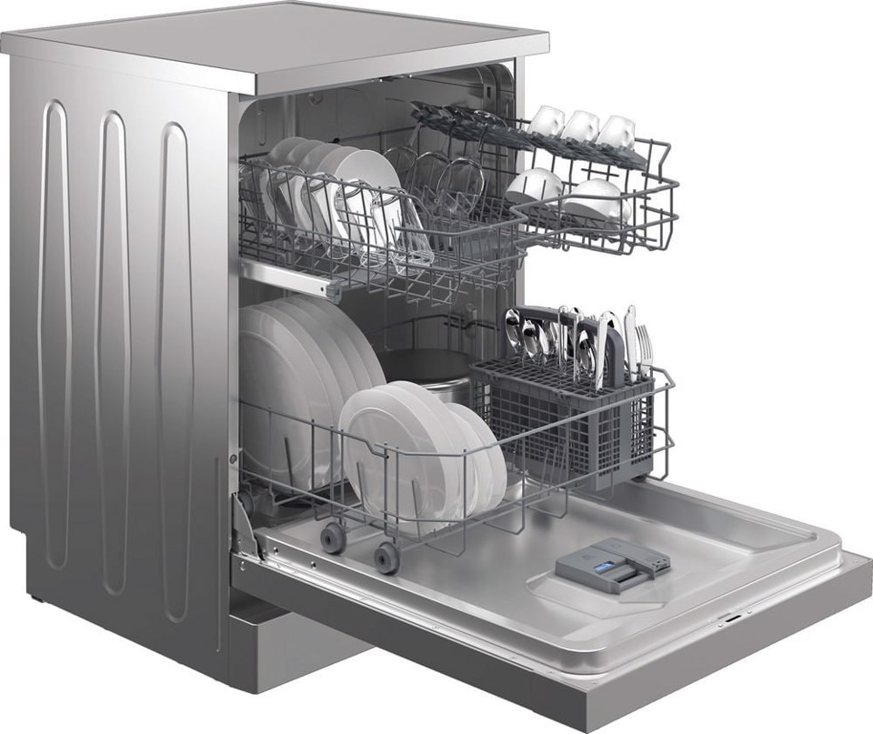 Indesit IN2FE13DT9S, lavastoviglie 60cm, Classe E, 13 coperti, Silver