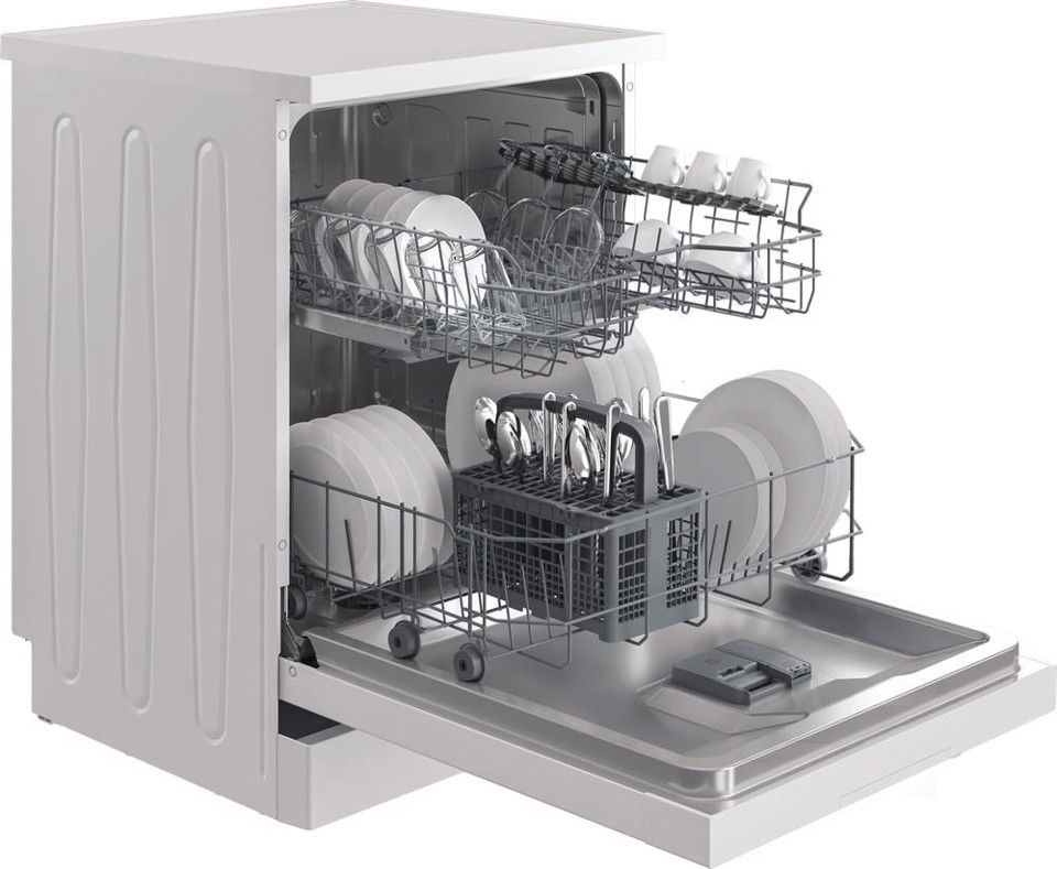 Indesit IN2FE13DT9W, lavastoviglie 60cm, Classe E, 13 coperti, Bianco