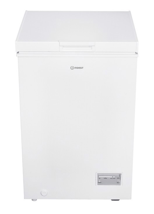 Indesit INCF 984 E Congelatore orizzontale a libera installazione, Statico , 55 cm, Classe E, Bianco, 40 db, h 85cm