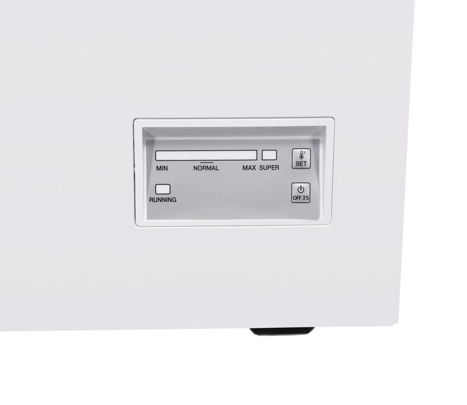 Indesit INCF 984 E Congelatore orizzontale a libera installazione, Statico , 55 cm, Classe E, Bianco, 40 db, h 85cm