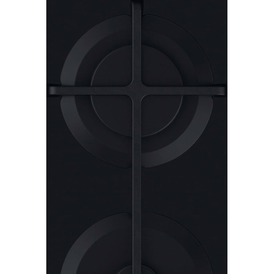 Indesit ING 61T/BK Nero Da incasso 59 cm Gas 4 Fornello(i)