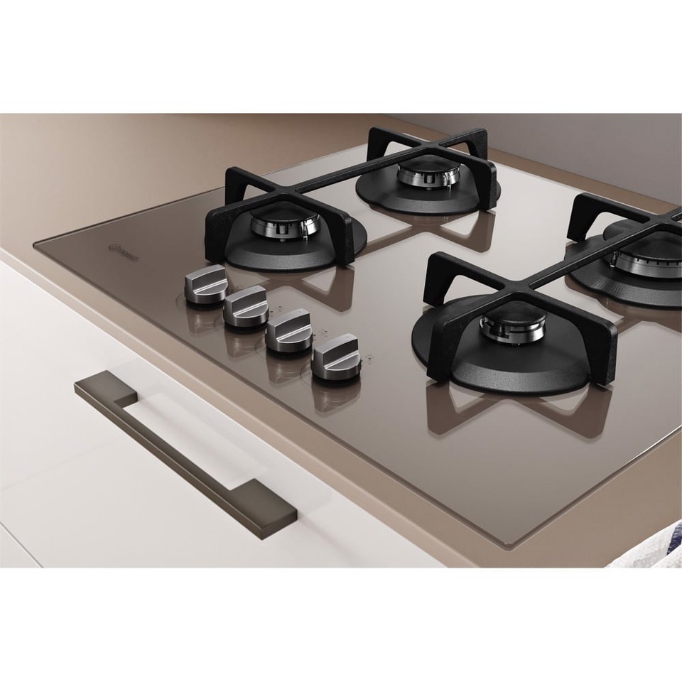 Indesit ING 61T/TD Marrone Da incasso 59 cm Gas 4 Fornello(i)