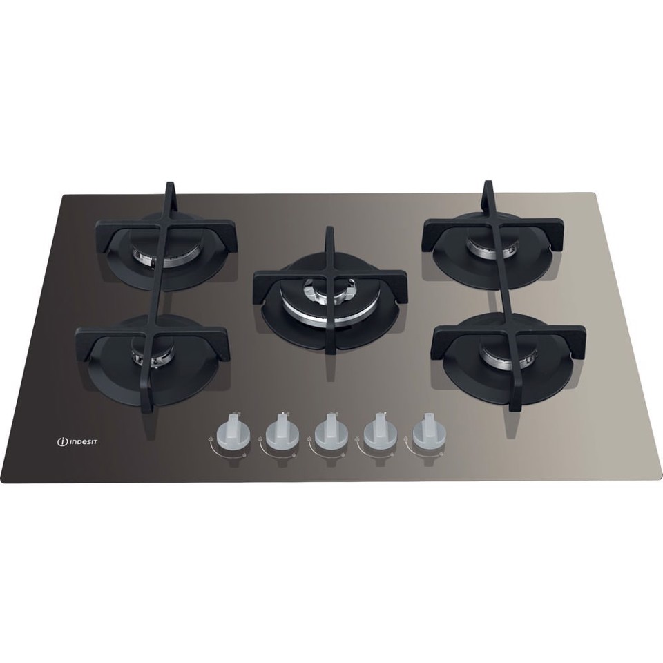 Indesit ING 72T/TD Marrone Da incasso 73 cm Gas 5 Fornello(i)