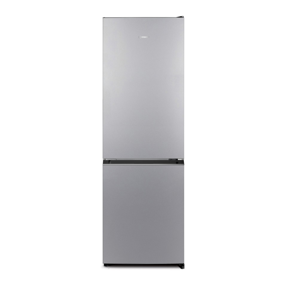 Indesit INKF 8251 S5E Frigorifero combinato a libera installazione, No Frost , 54 cm, Classe D, Silver, 42 db, h 204cm
