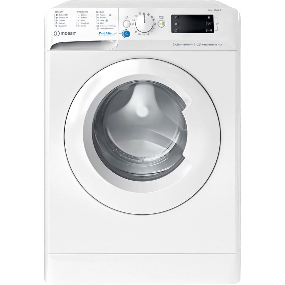 Indesit Innex Lavatrice a libera installazione BWSE 61294 W IT - BWSE 61294 W IT