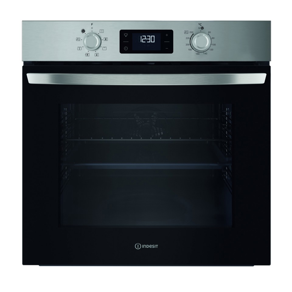 Indesit IO 255H X forno Multifunzione Inox 8Funzioni classe A 71Lt Idrolisi