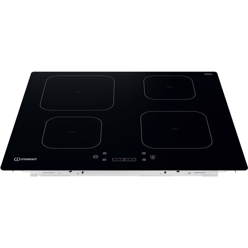 Indesit IS 83Q60 NE Nero Da incasso 59 cm Piano cottura a induzione 4 Fornello(i)
