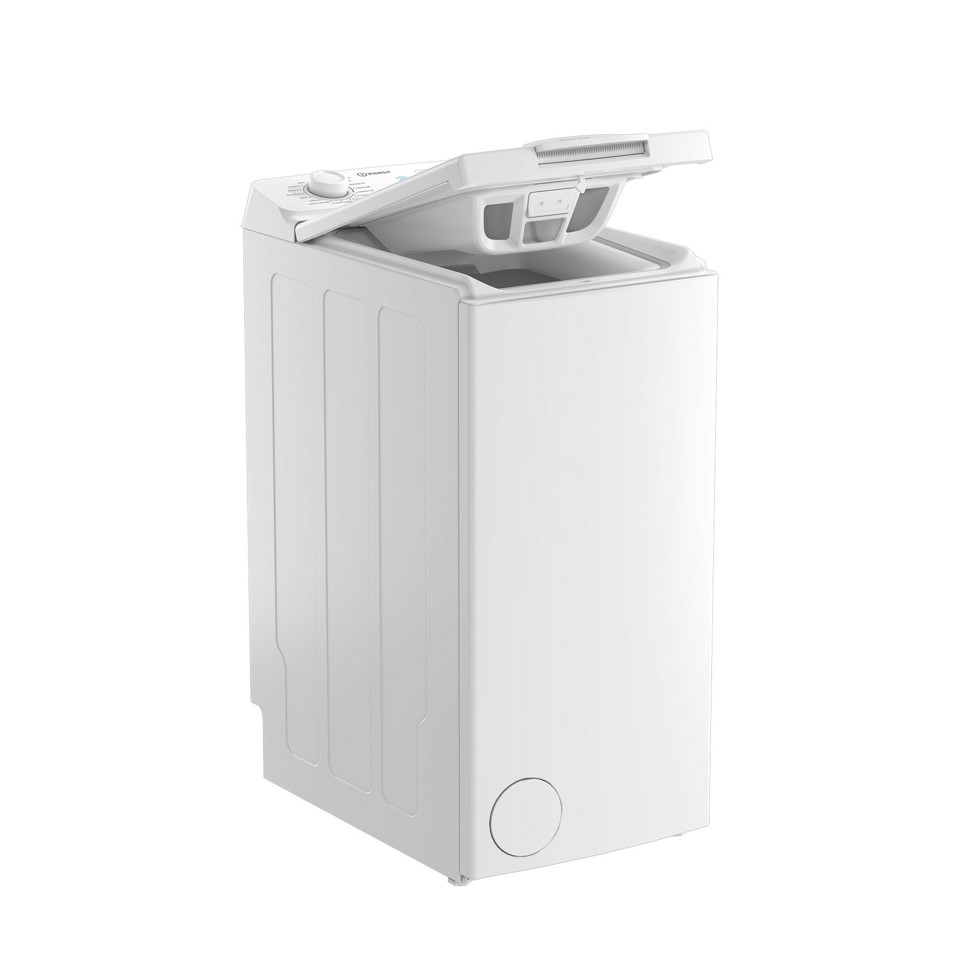 Indesit ITLPUSH 66W IT Top Loader 6kg, classe A, Motore Inverter, 1200 giri, display digitale, Soft Opening, Push&Go