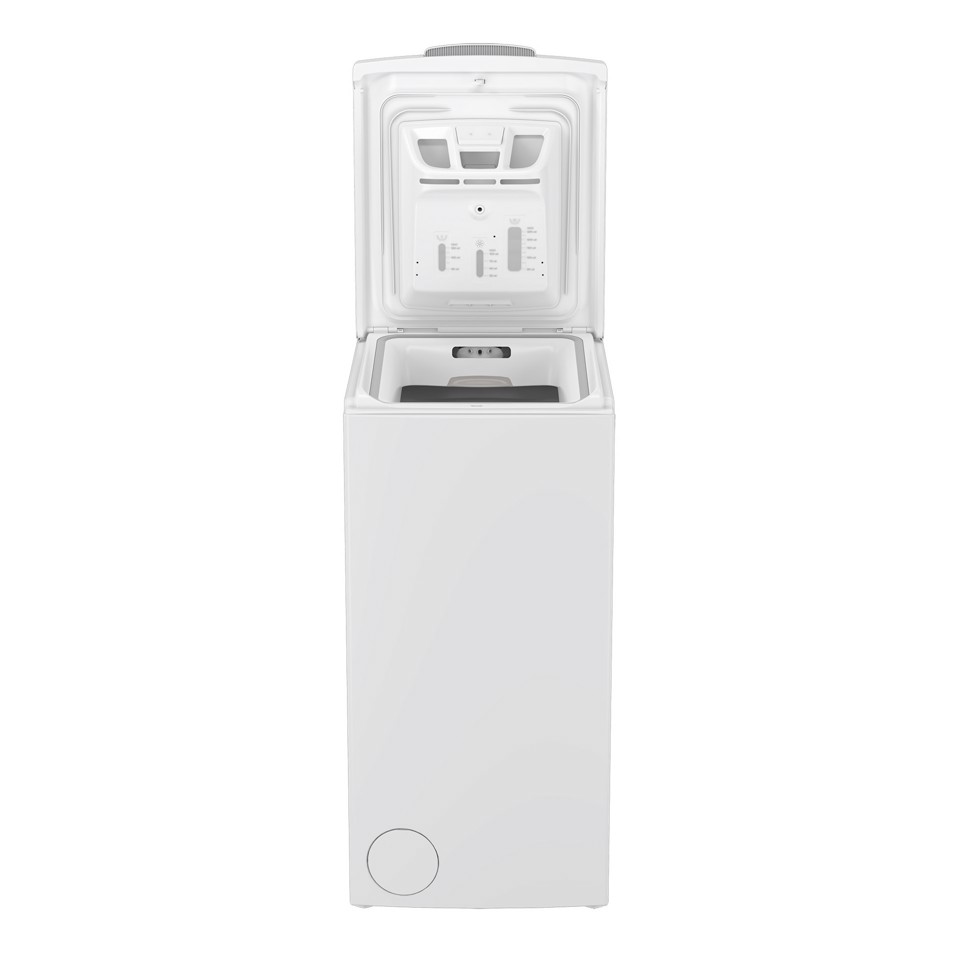 Indesit ITLPUSH 66W IT Top Loader 6kg, classe A, Motore Inverter, 1200 giri, display digitale, Soft Opening, Push&Go