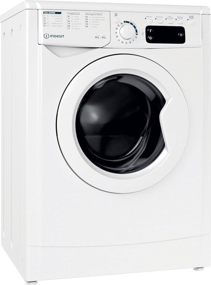 Indesit Lavasciuga a libera installazione EWDE 861483 W IT N - EWDE 861483 W IT N Made in Italy