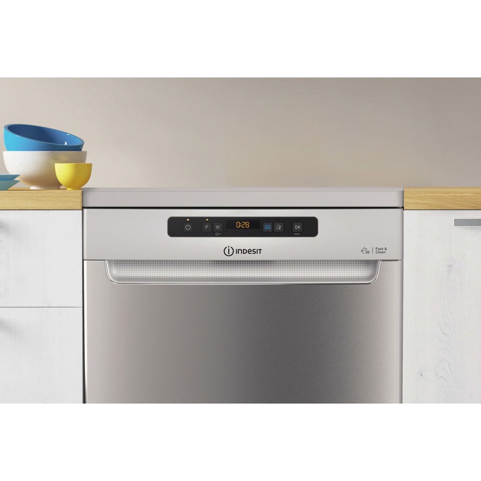 Indesit Lavastoviglie a libera installazione I3F D641A X - I3F D641A X