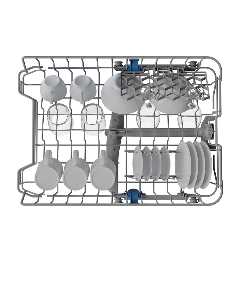 Indesit Lavastoviglie BI 45 cm classe E, 10 coperti, Push&Go, 46 dba