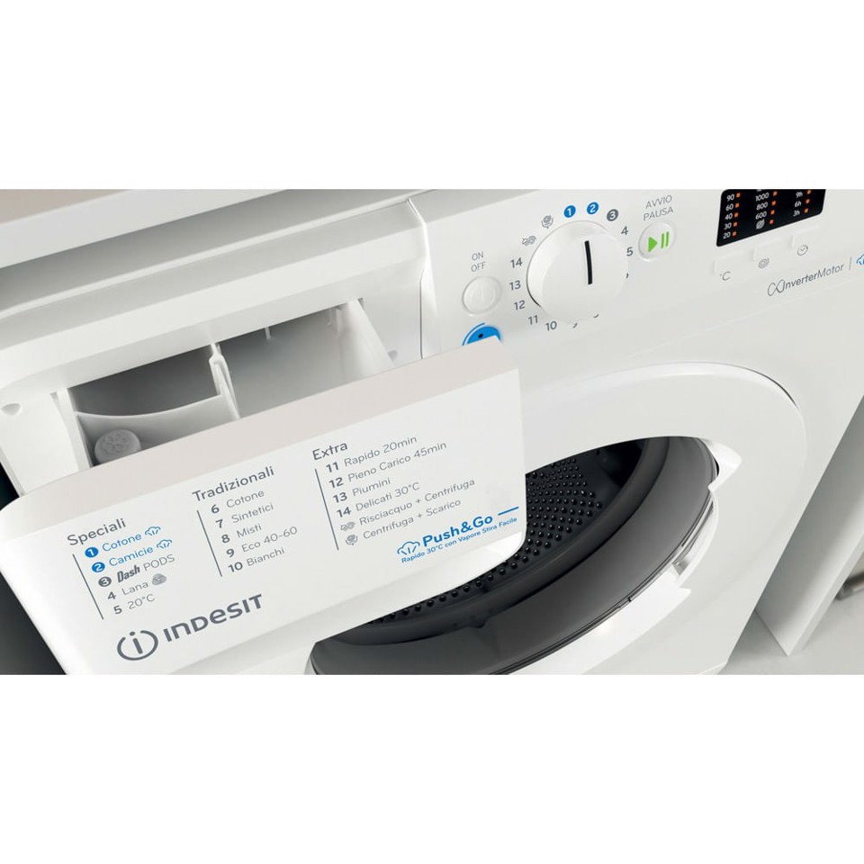 Indesit Lavatrice a libera installazione BWA 81295X WV IT - BWA 81295X WV IT
