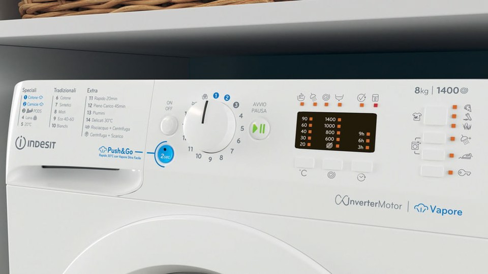 Indesit Lavatrice a libera installazione BWA 81496X WV IT - BWA 81496X WV IT