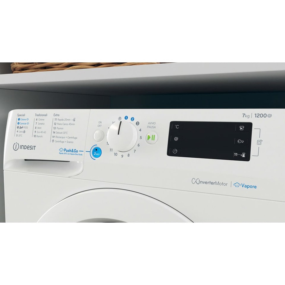 Indesit Lavatrice a libera installazione BWE 71295X WV IT - BWE 71295X WV IT