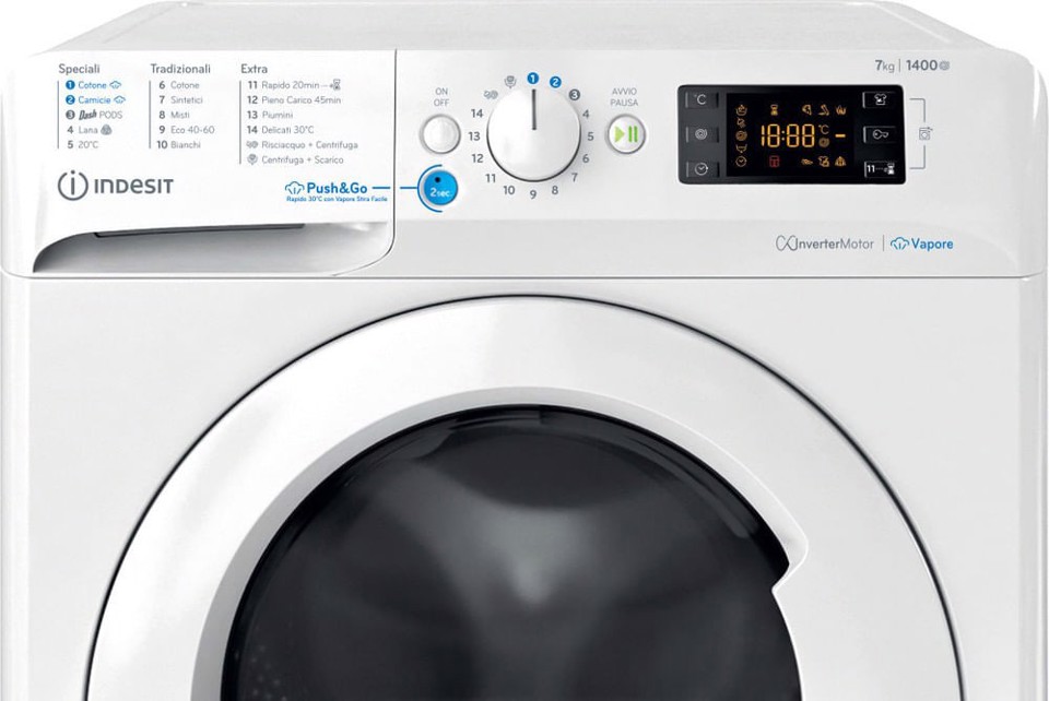 Indesit Lavatrice a libera installazione BWE 71496X WV IT - BWE 71496X WV IT