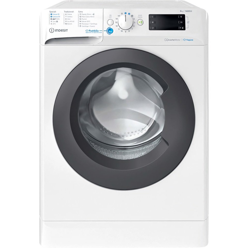 Indesit Lavatrice a libera installazione BWE 81496X WKV IT - BWE 81496X WKV IT