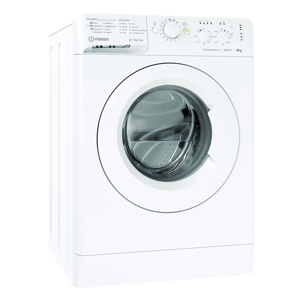 Indesit Lavatrice a libera installazione MTWC 91296 W IT - MTWC 91296 W IT