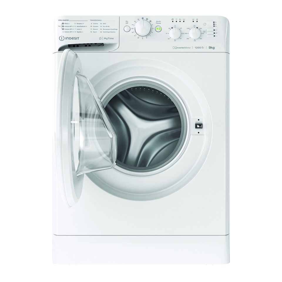 Indesit Lavatrice a libera installazione MTWC 91296 W IT - MTWC 91296 W IT