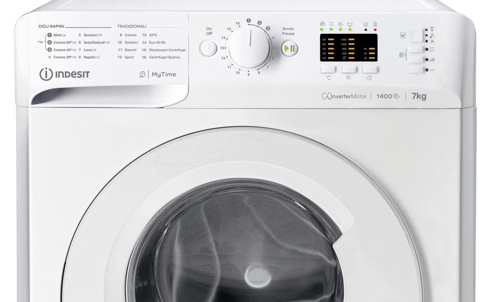 Indesit MTWA 71484 W IT lavatrice Caricamento frontale 7 kg 1400 Giri/min C Bianco