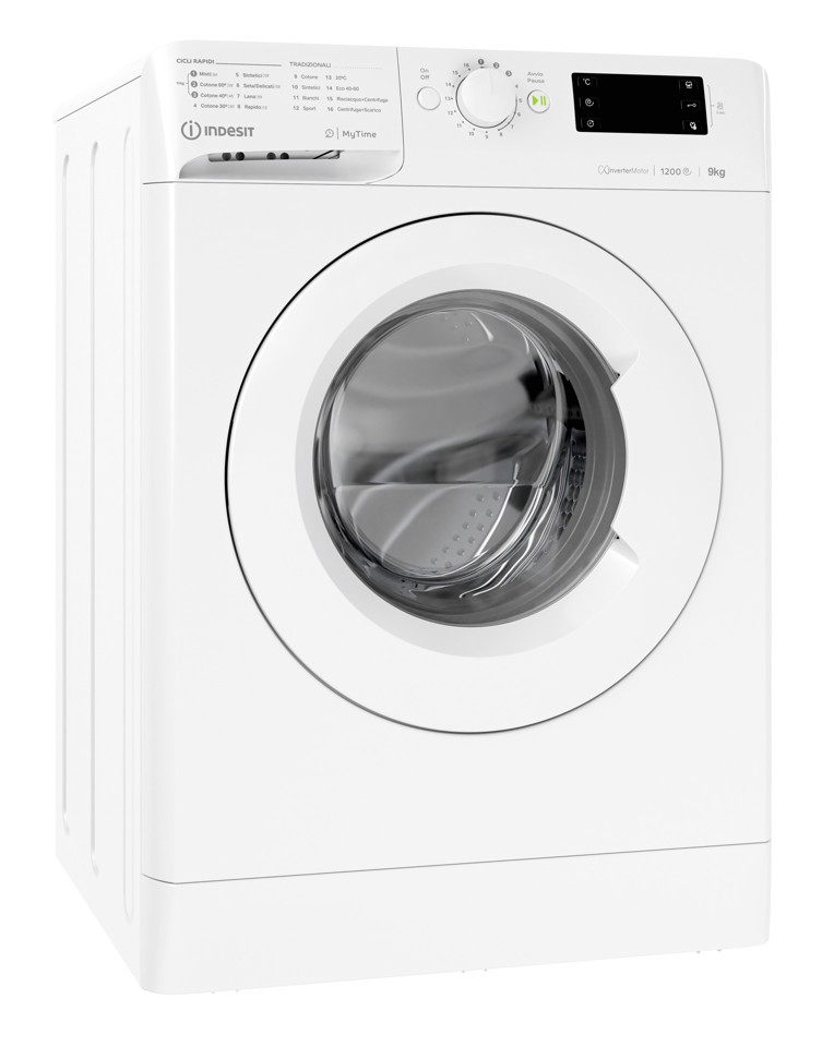 Indesit MTWE 91285 W IT lavatrice Caricamento frontale 9 kg 1200 Giri/min B Bianco