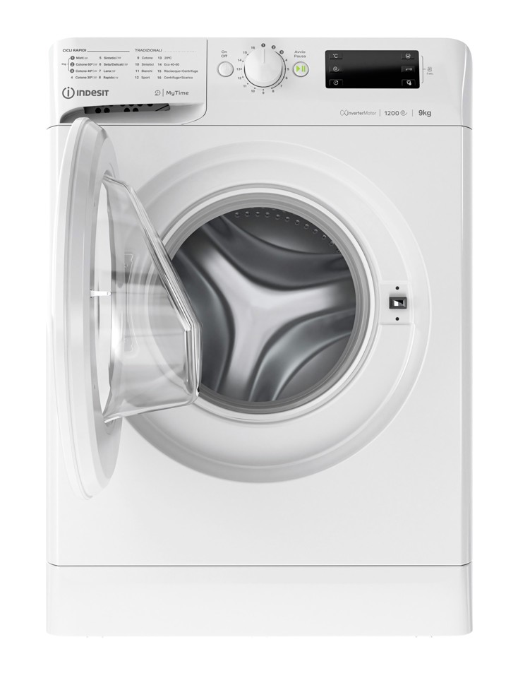 Indesit MTWE 91285 W IT lavatrice Caricamento frontale 9 kg 1200 Giri/min B Bianco