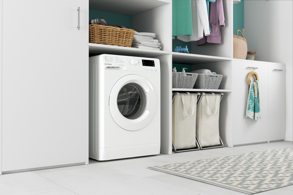 Indesit MTWE 91285 W IT lavatrice Caricamento frontale 9 kg 1200 Giri/min B Bianco