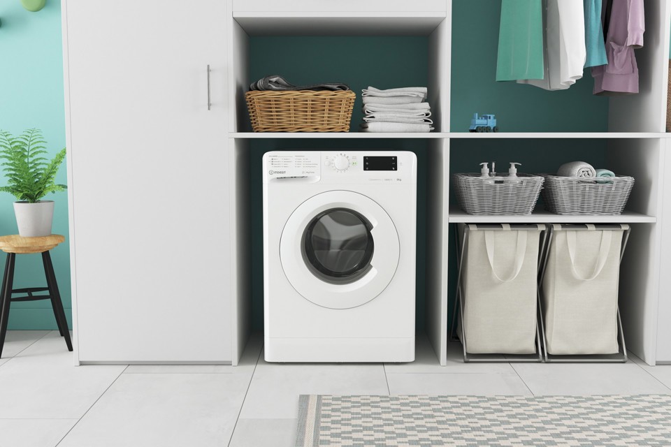Indesit MTWE 91285 W IT lavatrice Caricamento frontale 9 kg 1200 Giri/min B Bianco