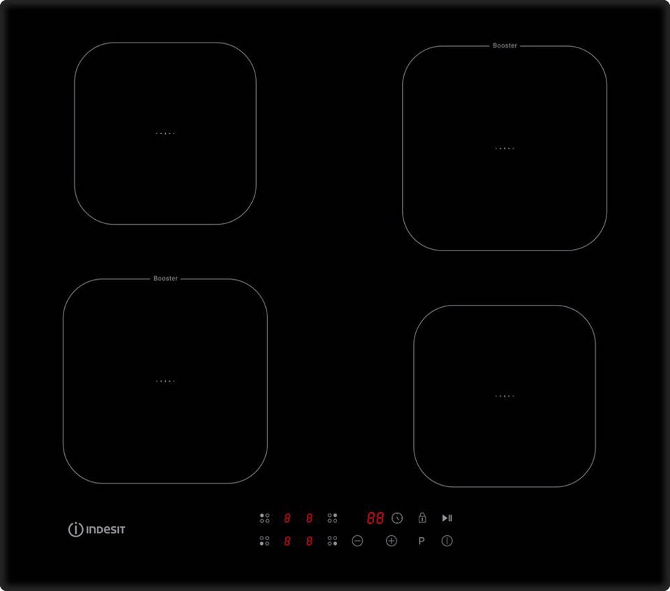 Indesit Piano cottura a induzione IS F 18Q60 NE - IS F 18Q60 NE