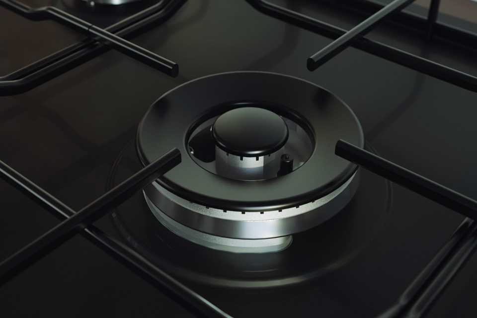 Indesit TH 752 /I (AN) Antracite Da incasso 75 cm Gas 5 Fornello(i)