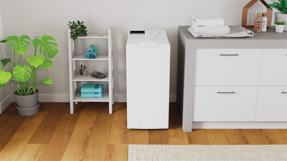 Indesit Turn&GO BTW S6251P IT lavatrice Caricamento dall'alto 6 kg 1200 Giri/min Bianco