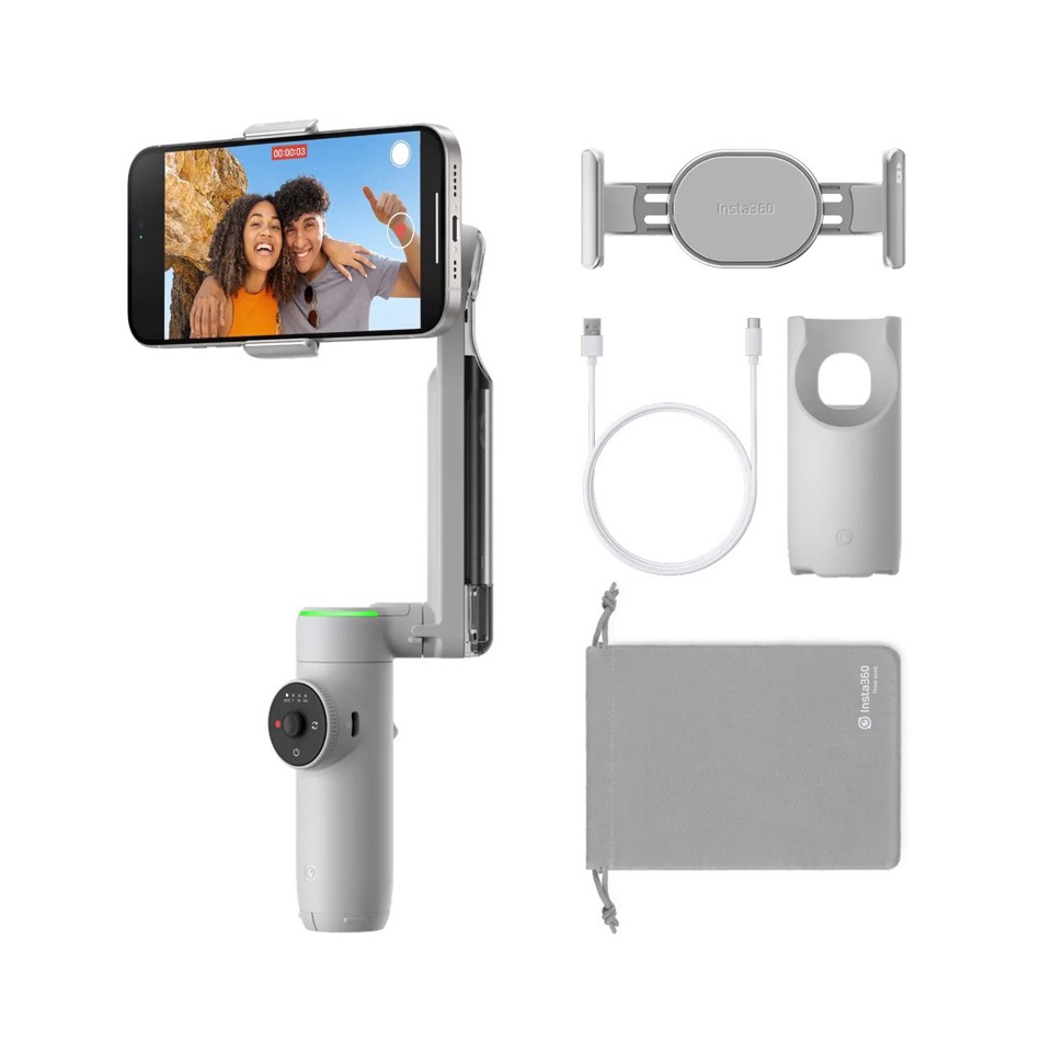 Insta360 Flow Pro Stabilizzatore per fotocamera per smartphone Grigio