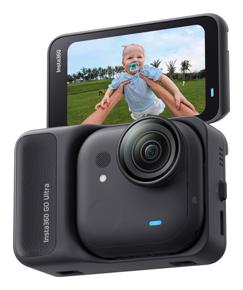 Insta360 GO Ultra Standard Black fotocamera per sport d'azione 4K Ultra HD 25,4 / 1,28 mm (1 / 1.28") Wi-Fi 52,9 g