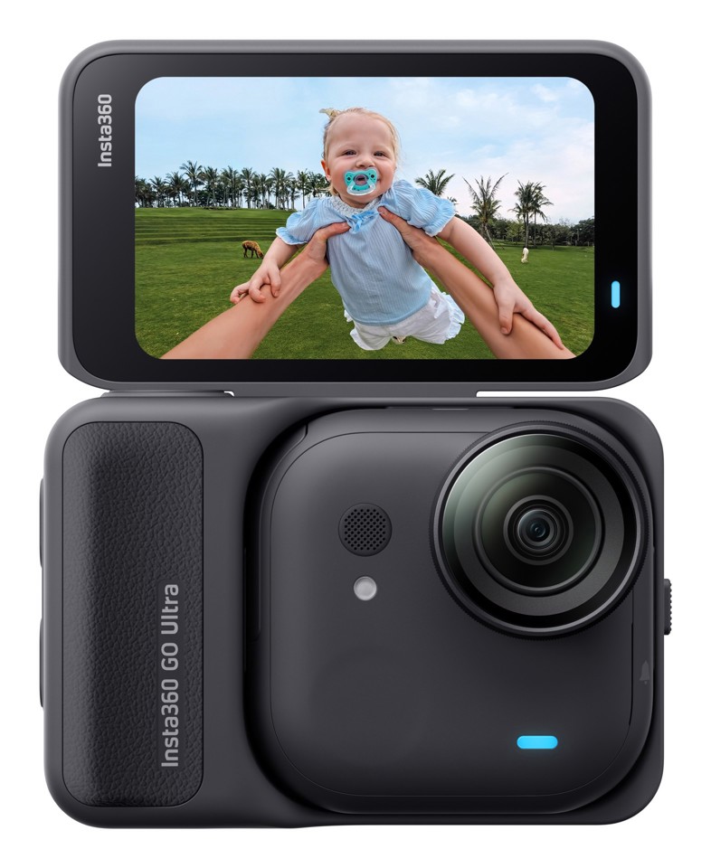 Insta360 GO Ultra Standard Black fotocamera per sport d'azione 4K Ultra HD 25,4 / 1,28 mm (1 / 1.28") Wi-Fi 52,9 g