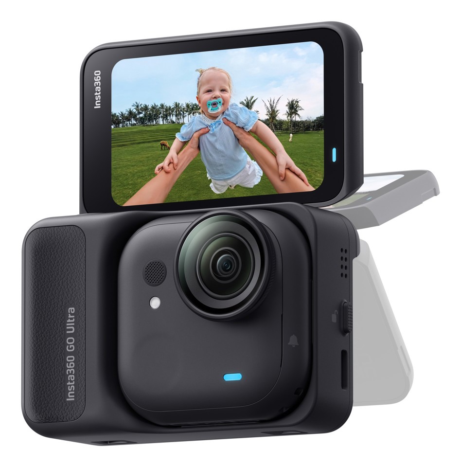 Insta360 GO Ultra Standard Black fotocamera per sport d'azione 4K Ultra HD 25,4 / 1,28 mm (1 / 1.28") Wi-Fi 52,9 g