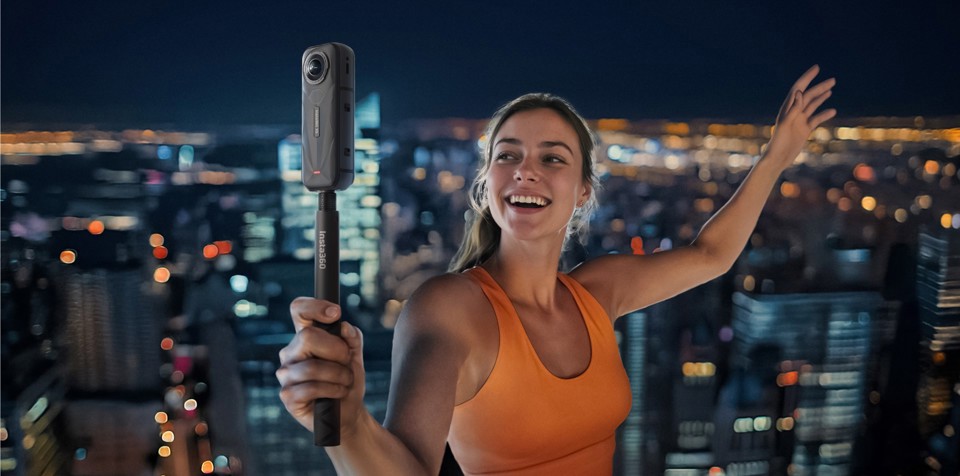 Insta360 X5 fotocamera per sport d'azione 72 MP 8K Ultra HD 25,4 / 1,28 mm (1 / 1.28") Wi-Fi 200 g