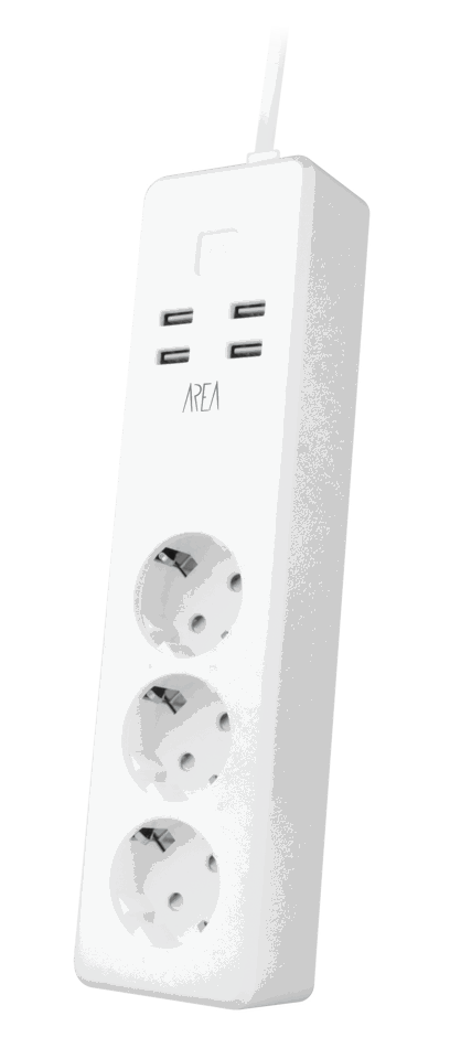 Presa multipla 3 plug 4 usb