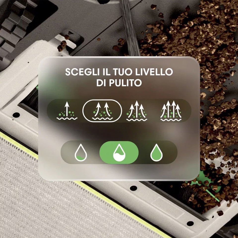 iRobot 105 Combo Senza sacchetto Nero