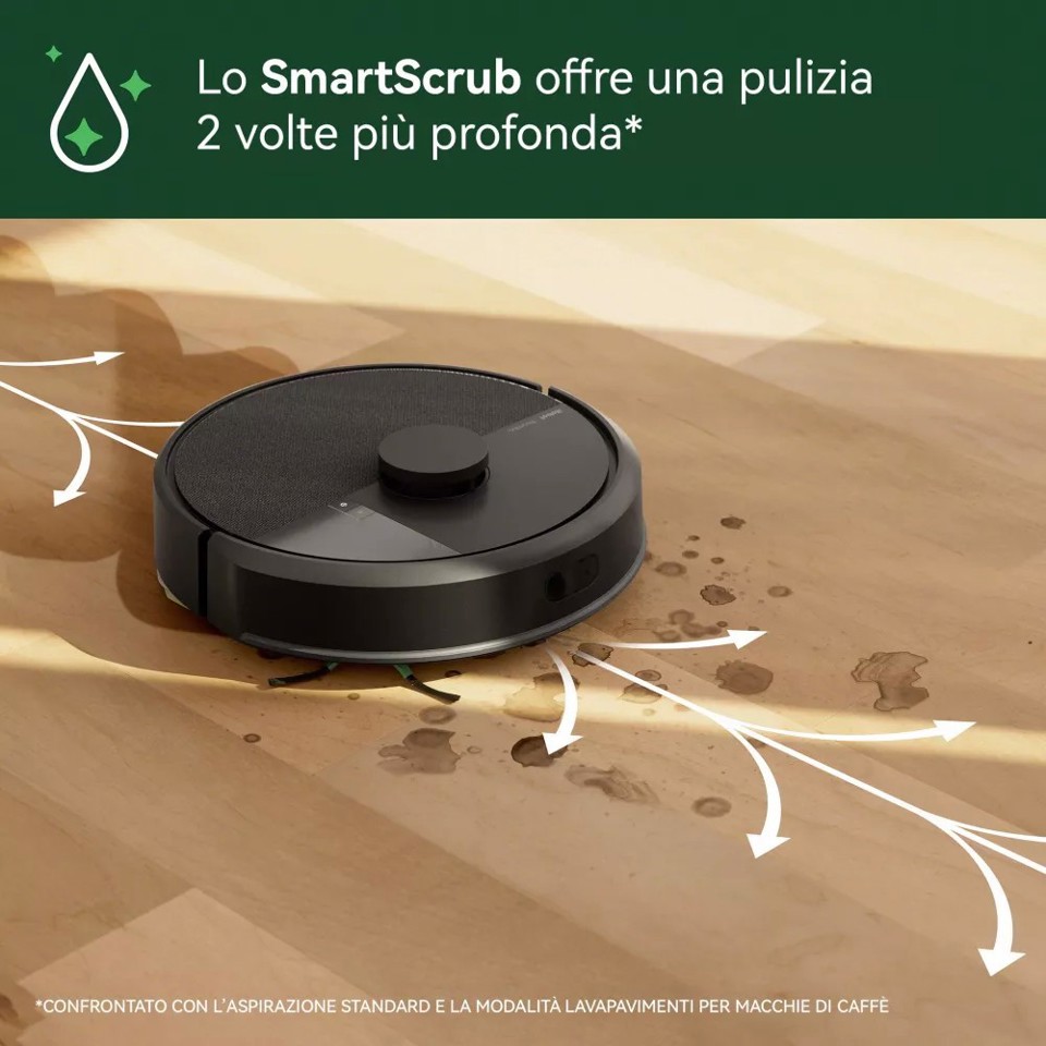 iRobot 105 Combo Senza sacchetto Nero