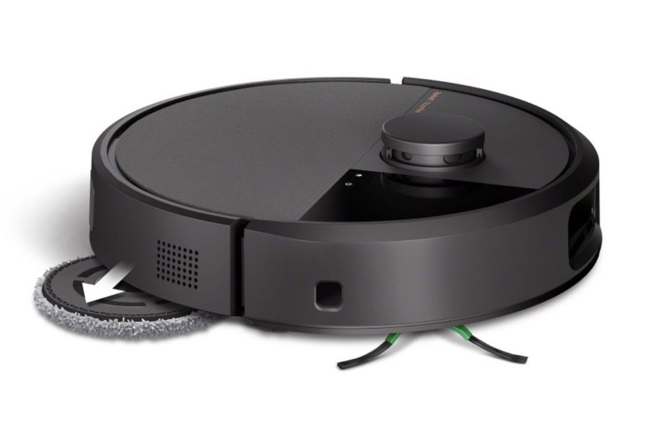 iRobot 505 Combo Plus Senza sacchetto Nero