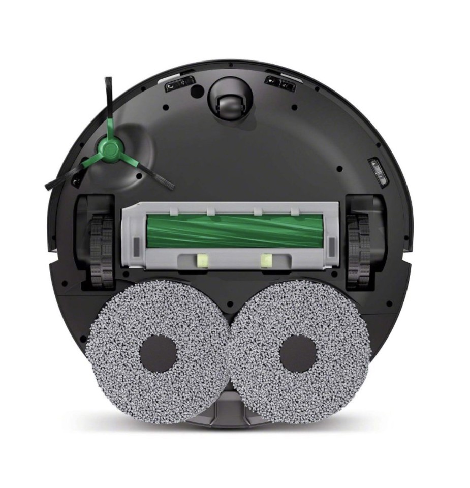 iRobot 505 Combo Plus Senza sacchetto Nero