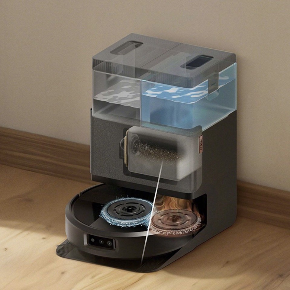 iRobot 505 Combo Plus Senza sacchetto Nero