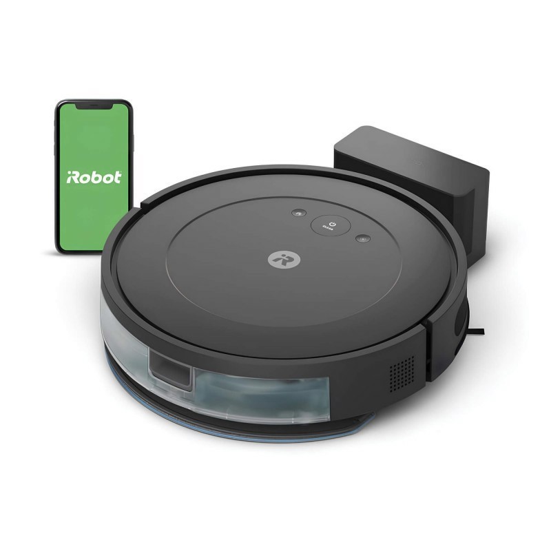 iRobot combo essential aspirapolvere robot Senza sacchetto Nero Aspira e Lava