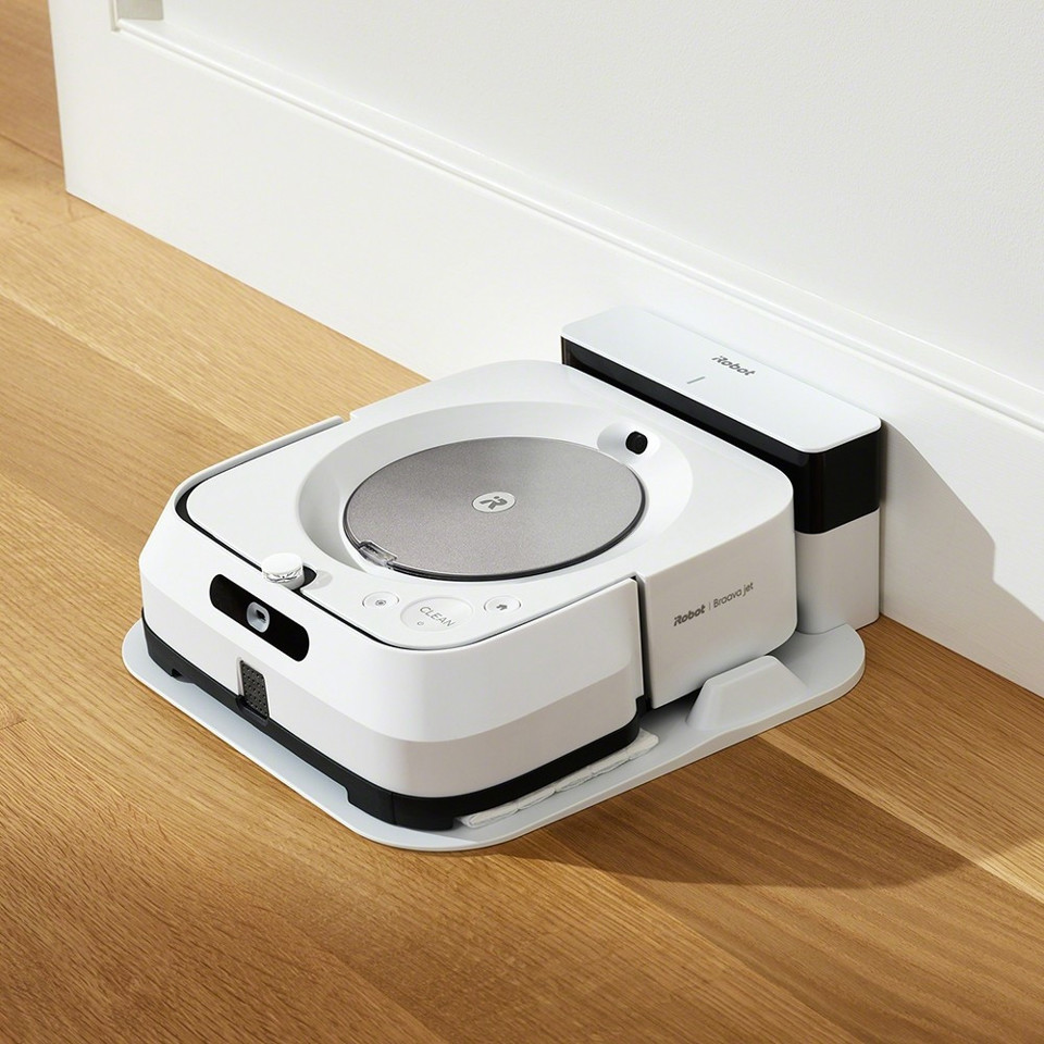 iRobot Braava Jet m6 aspirapolvere robot Combi Bianco