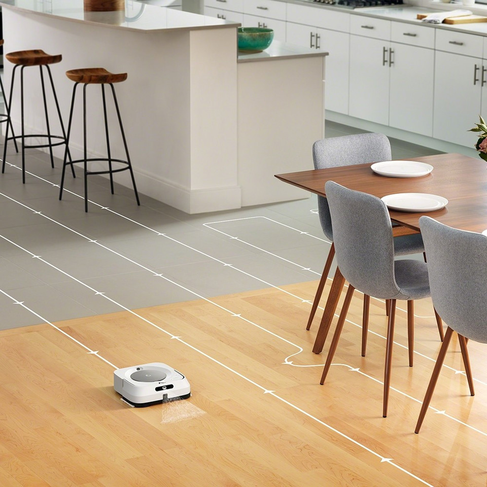iRobot Braava Jet m6 aspirapolvere robot Combi Bianco