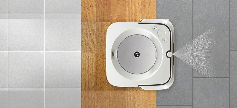 iRobot Braava Jet m6 aspirapolvere robot Combi Bianco