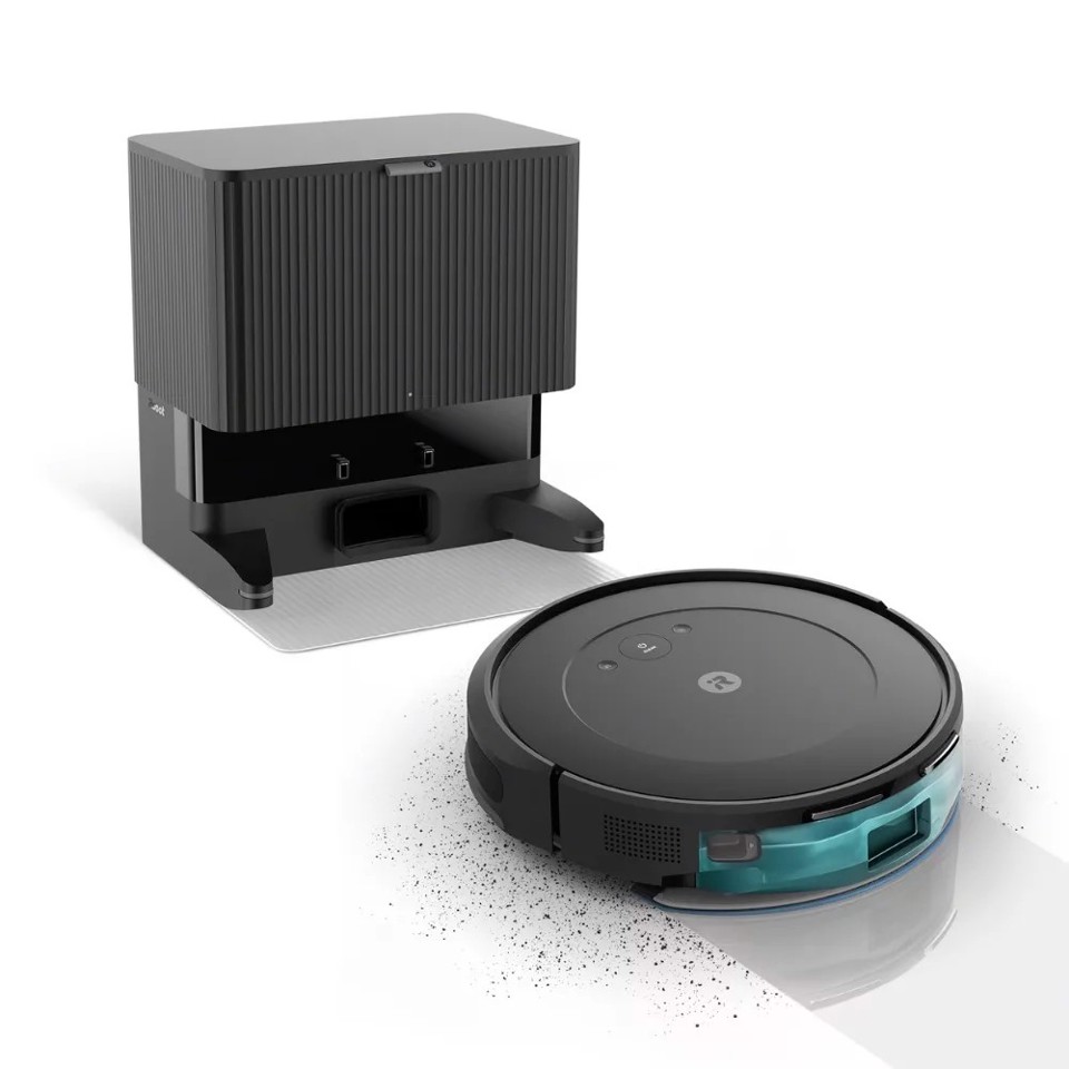 iRobot Combo Essential 2 aspirapolvere robot Senza sacchetto Nero