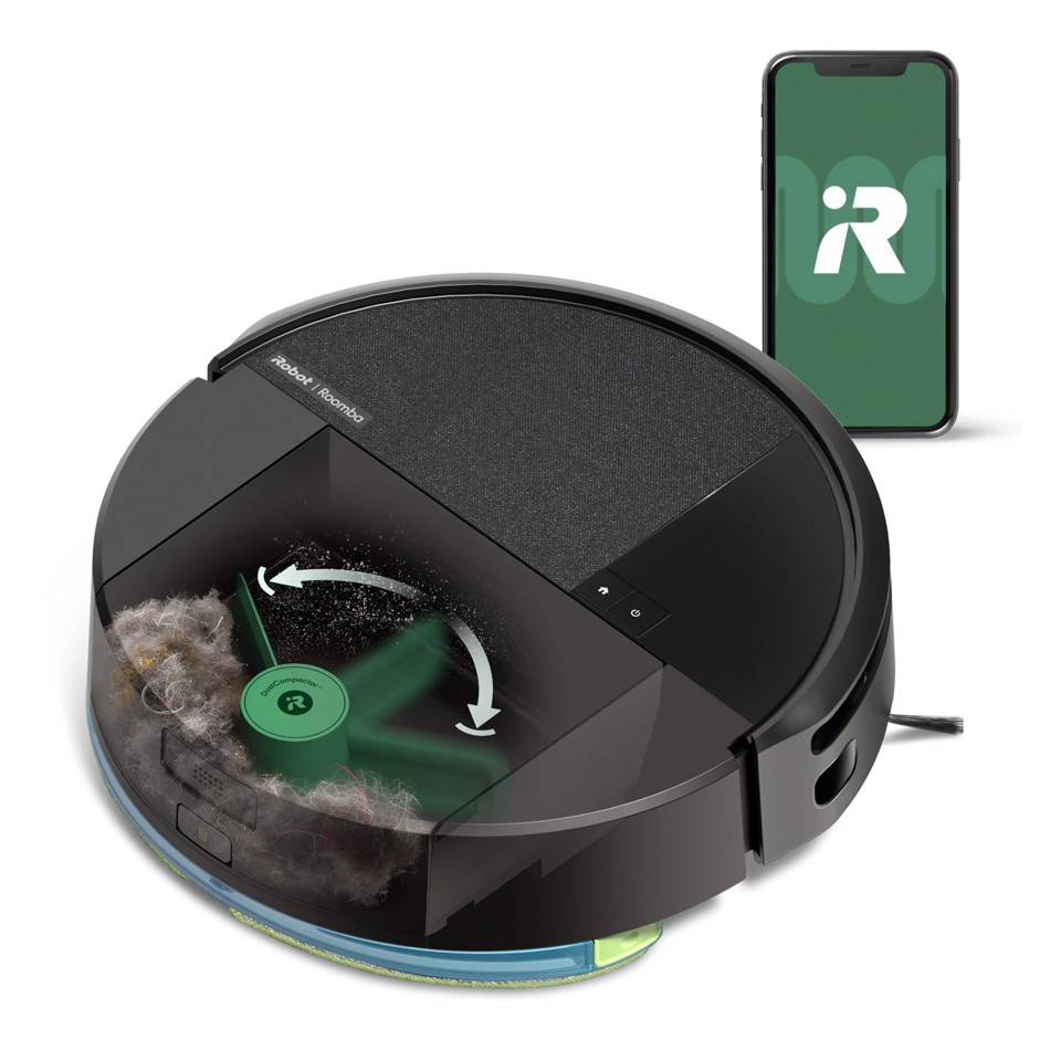iRobot Roomba 205 Combo Senza sacchetto Nero